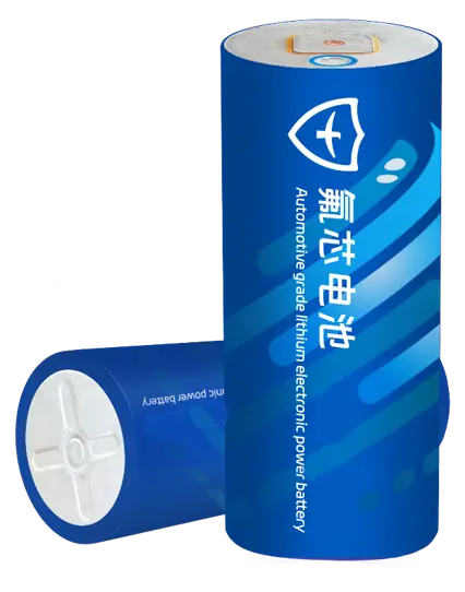 Fluorine-based large cylindrical lithium battery cell for electric two-wheelers and three-wheelers